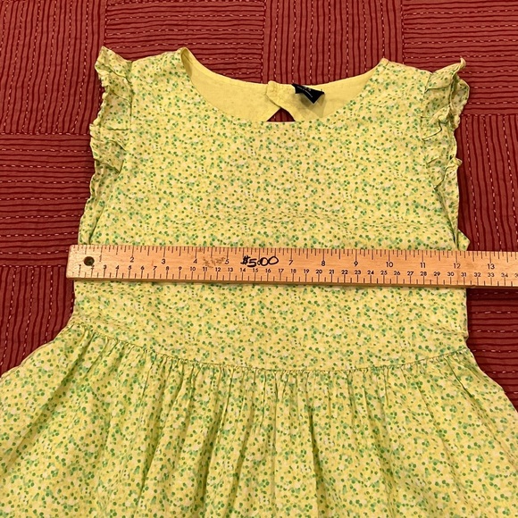 Gap girls size small / 6-7 years Charming Green summer Dress with inner lining - Picture 8 of 12
